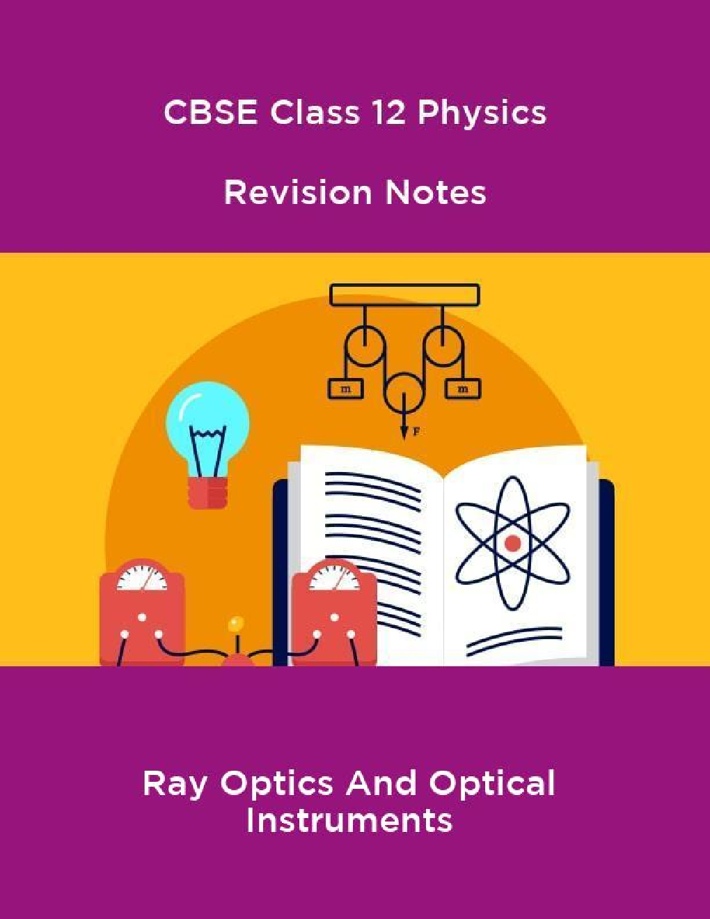 CBSE Class 12 Physics Revision Notes Ray Optics And Optical Instruments - Page 1