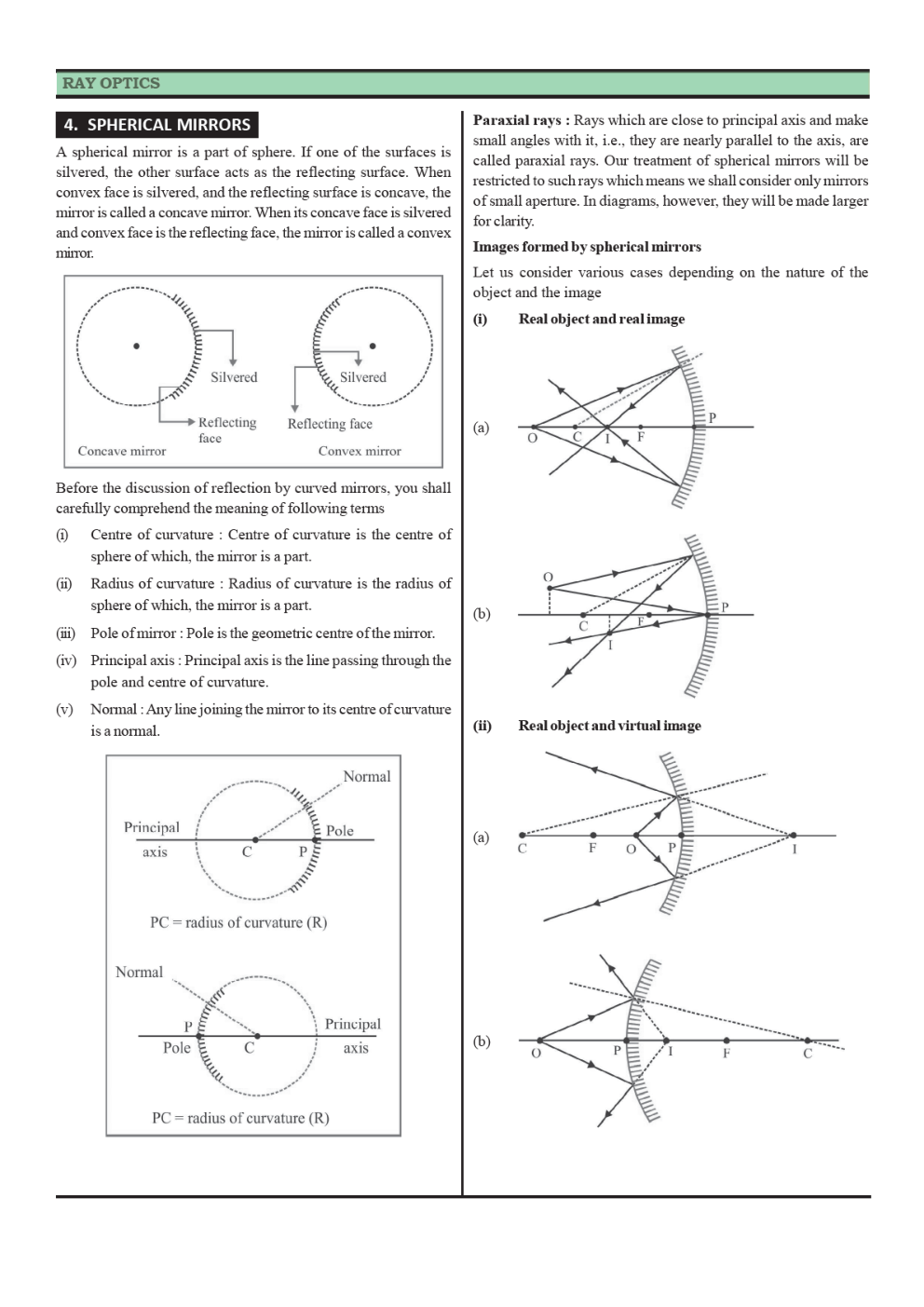 CBSE Class 12 Physics Revision Notes Ray Optics And Optical Instruments - Page 4