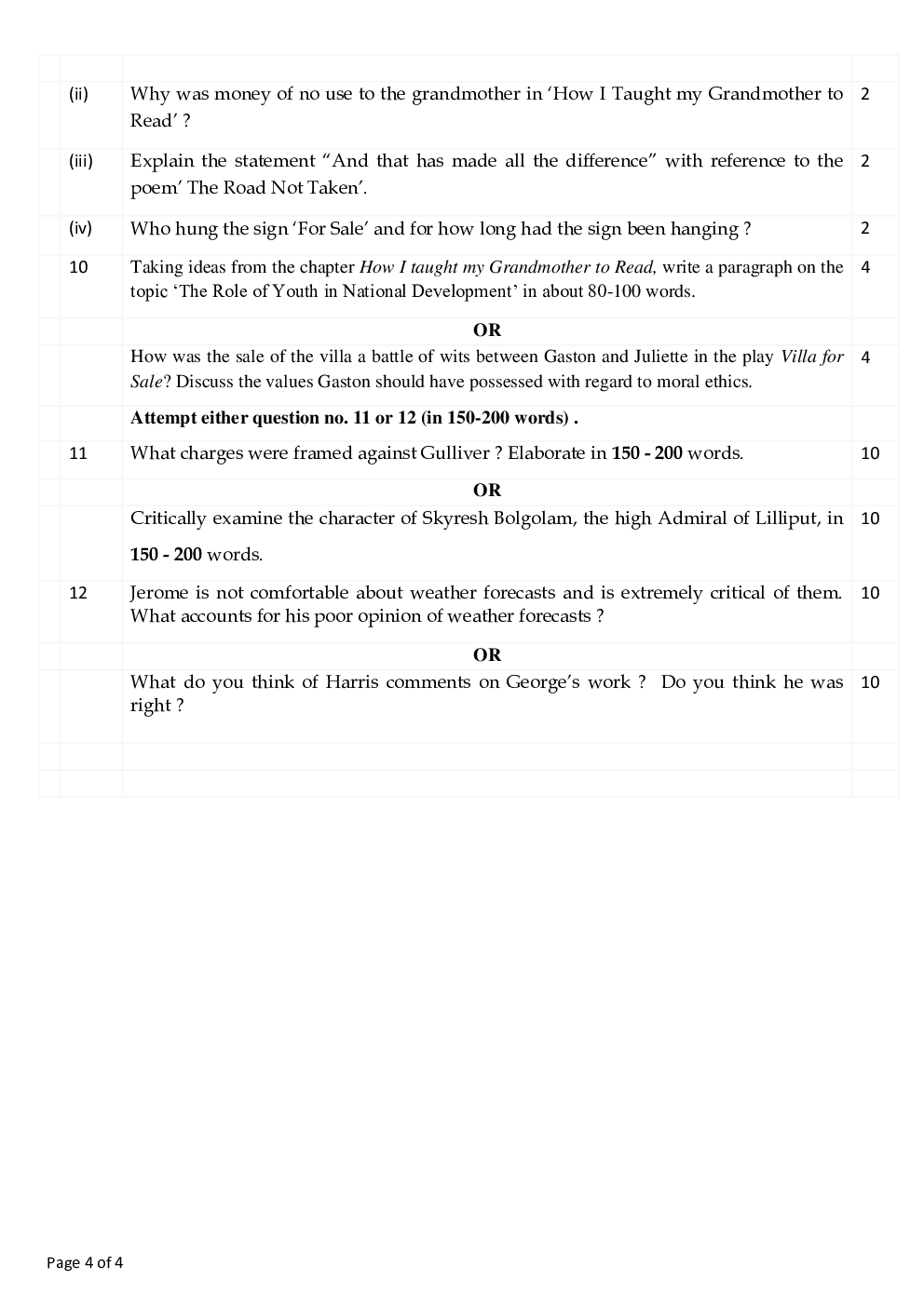 CBSE English Class IX Previous Year Question Paper 2017 - Page 5