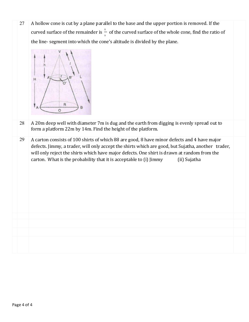 Download CBSE Class 9 Mathematics Previous Year Question Paper 2014 PDF