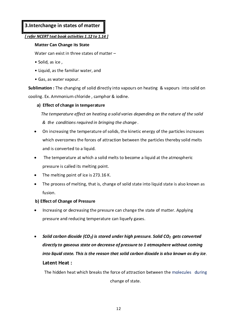 CBSE Revision Notes Class IX Science - Page 5