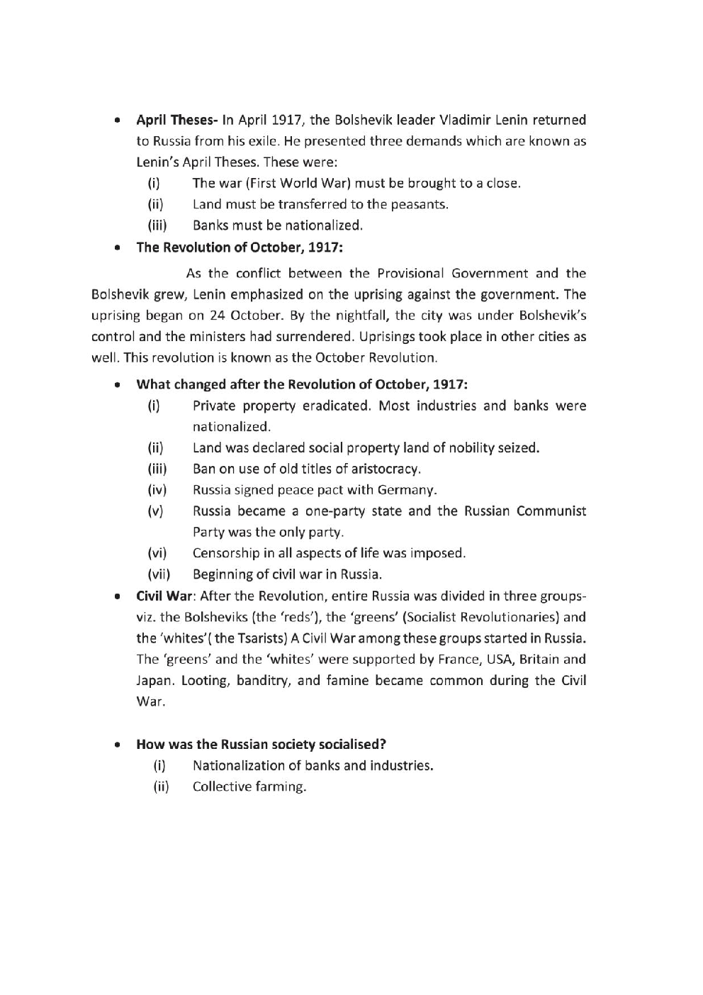 CBSE Revision Notes Social Science - Page 5