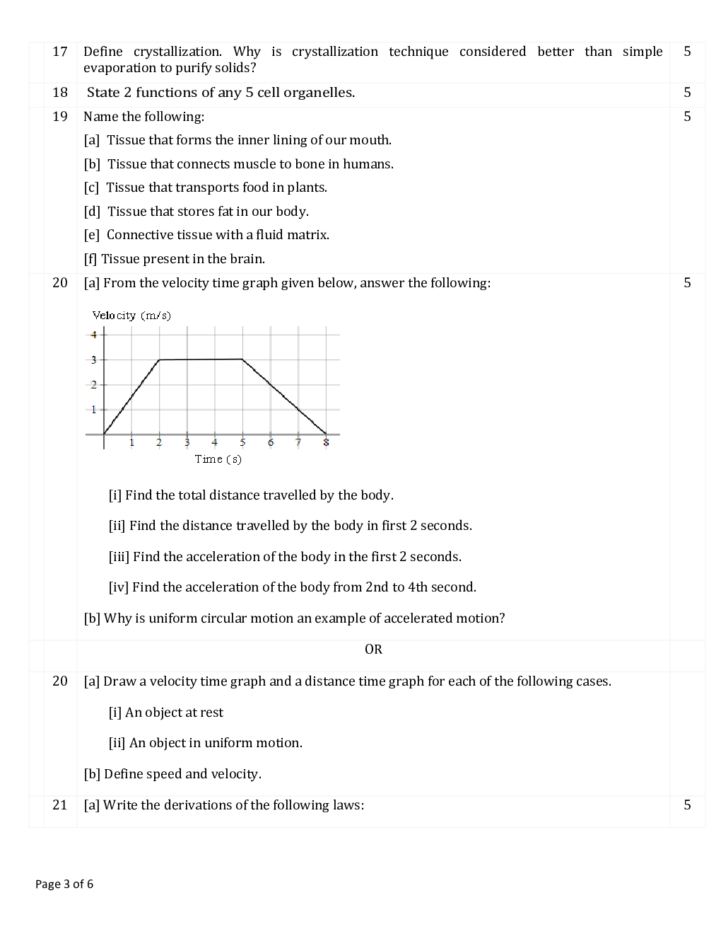 CBSE Science Class IX Previous Year Question Paper 2016 - Page 4