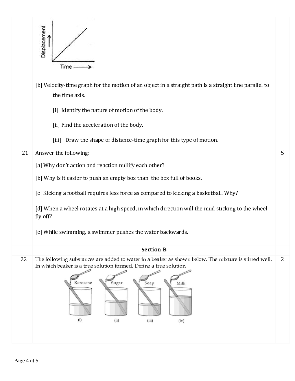 CBSE Science Class IX Previous Year Question Paper 2017 - Page 5