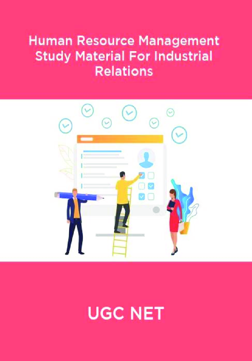 UGC NET Human Resource Management Study Material For Industrial Relations - Page 1