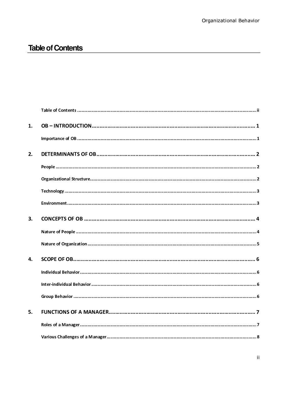 UGC NET Human Resource Management Study Material For Organisational Behaviour - Page 2