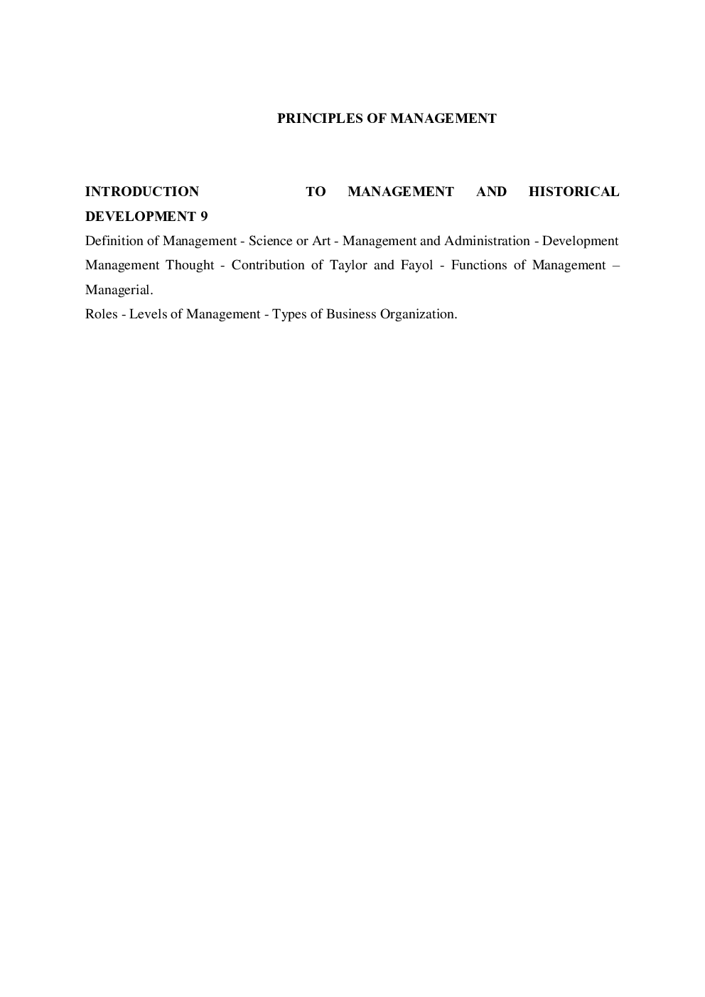 UGC NET Human Resource Management Study Material For Principles And Practices Of Management - Page 2