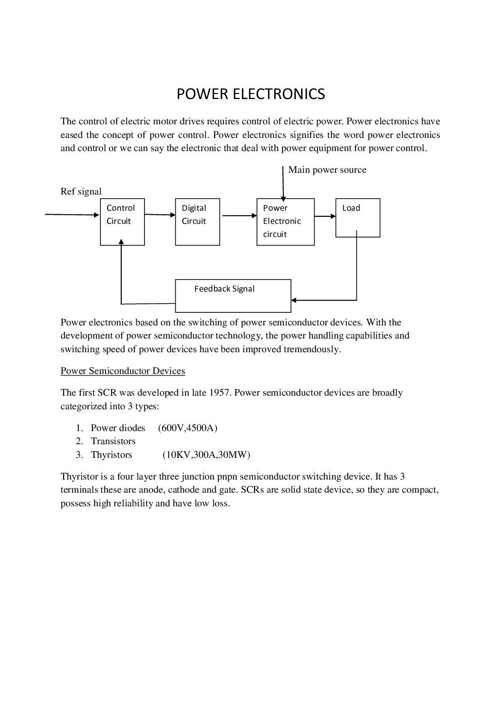 UGC NET Electronic Science Study Material For Characteristics Of Solid State Power Devices - Page 5