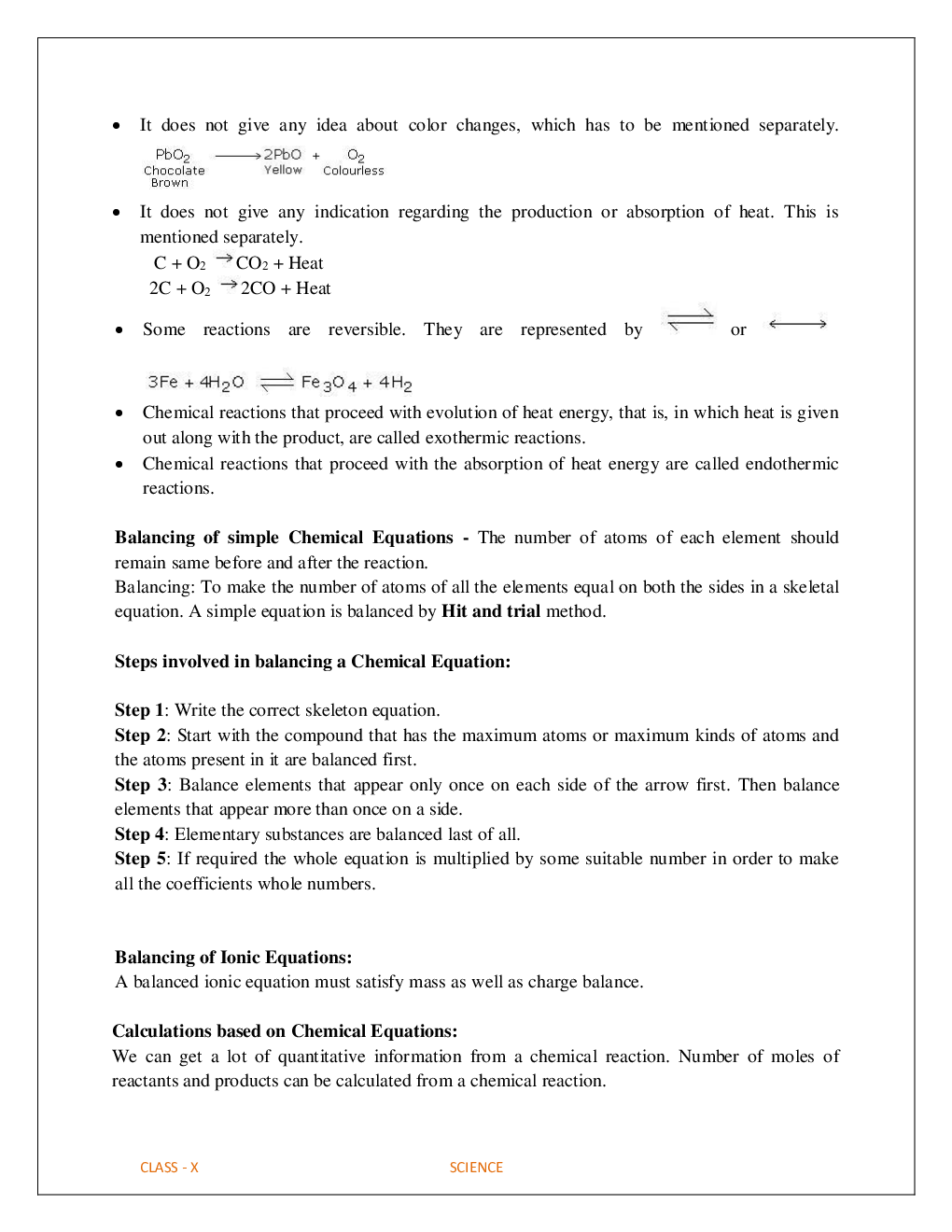 CBSE Class 10 Revision Notes Science - Page 5