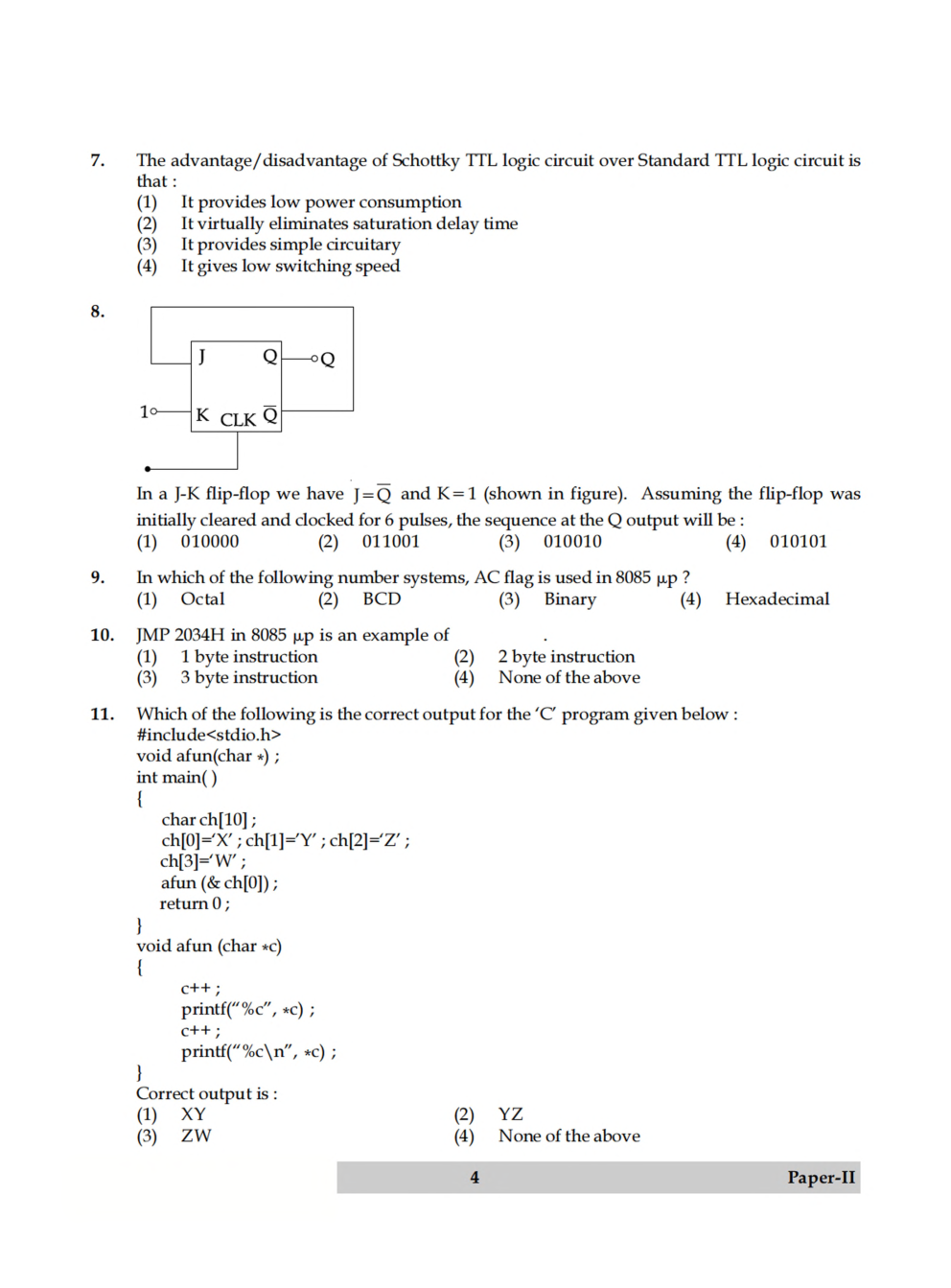 UGC NET Electronic Science Previous Year Question Paper With Solution 2014 - Page 5