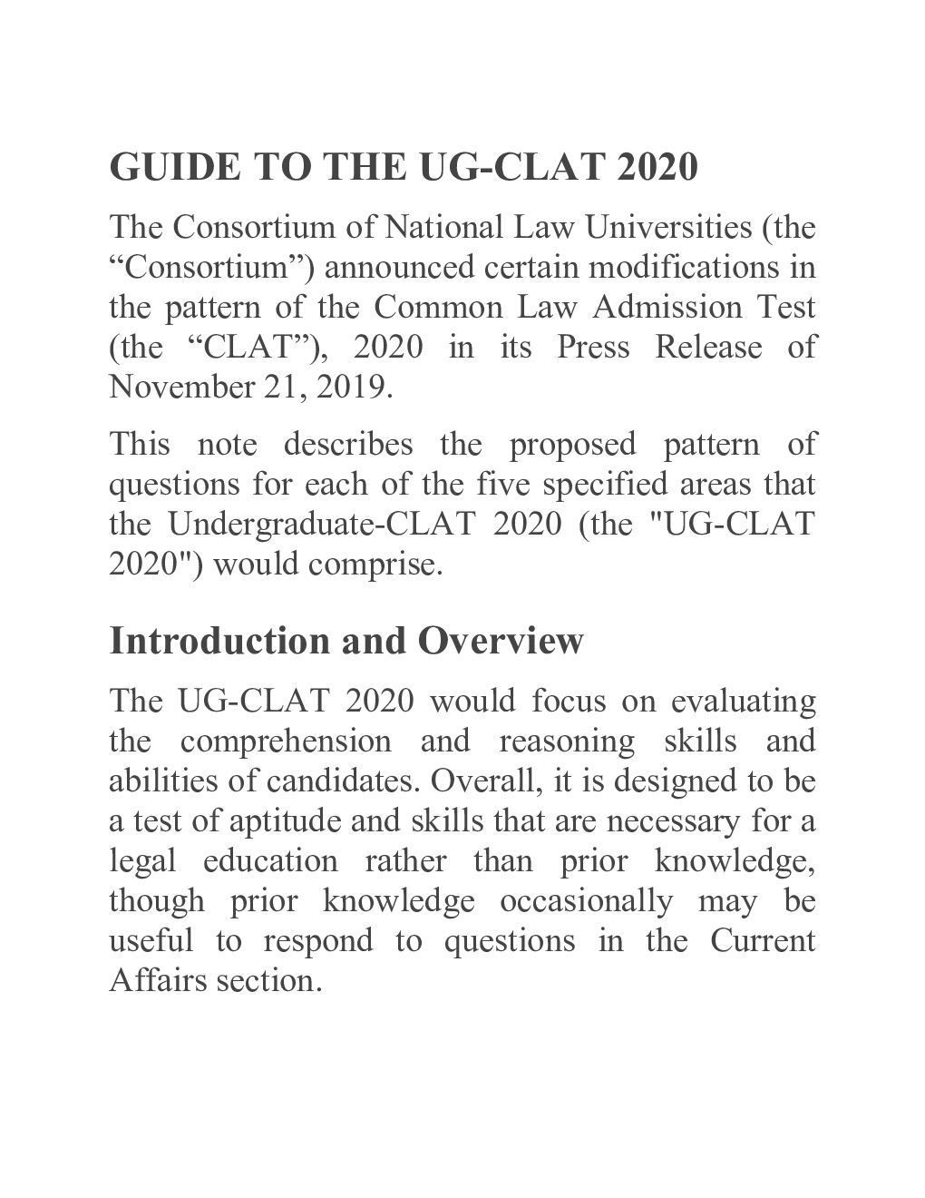 CLAT UG Syllabus 2020 - Page 2