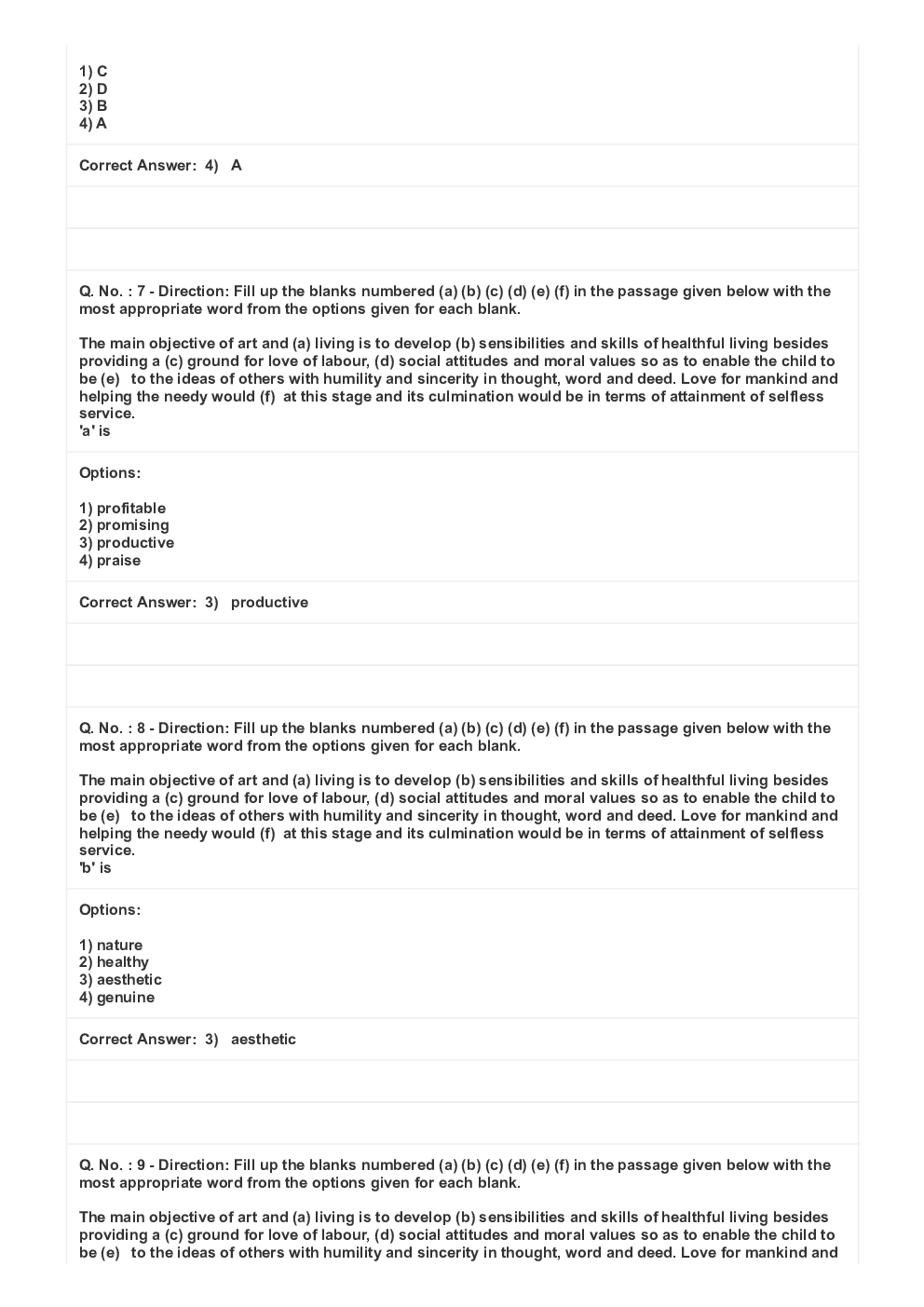 CLAT Previous Year Paper With Answer 2018 - Page 4