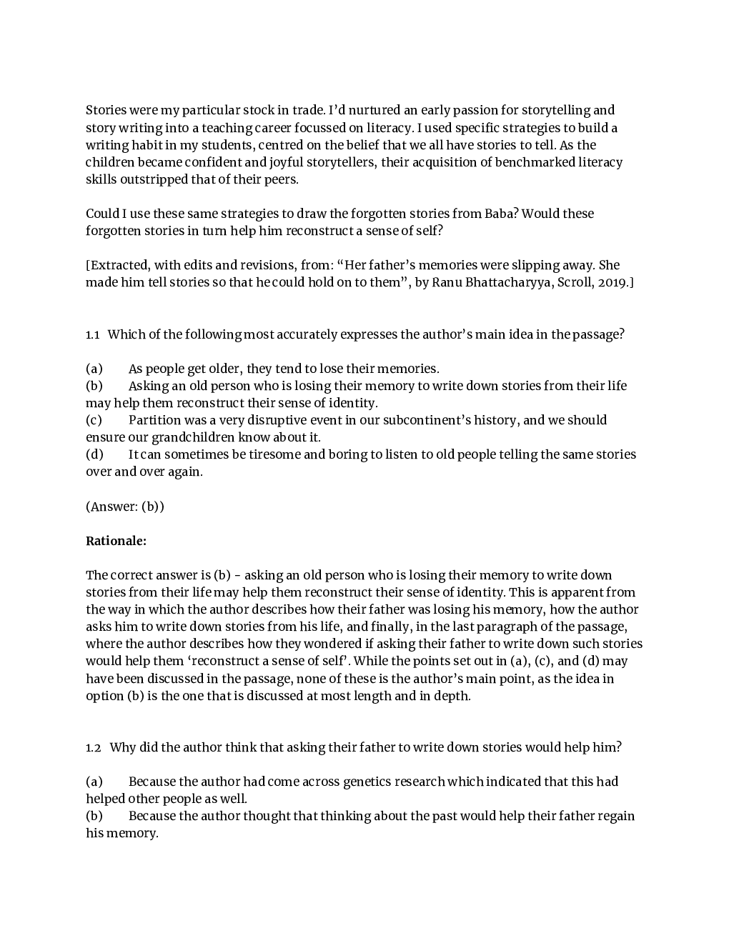 CLAT UG  2020 Sample Paper Question With Solution - Page 3