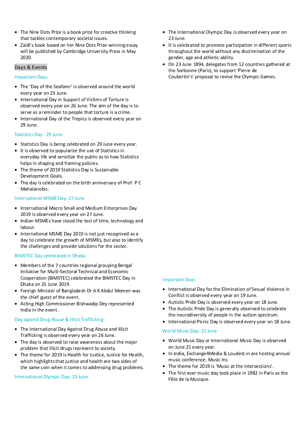 GK And Current Affairs  June 2019 - Page 5
