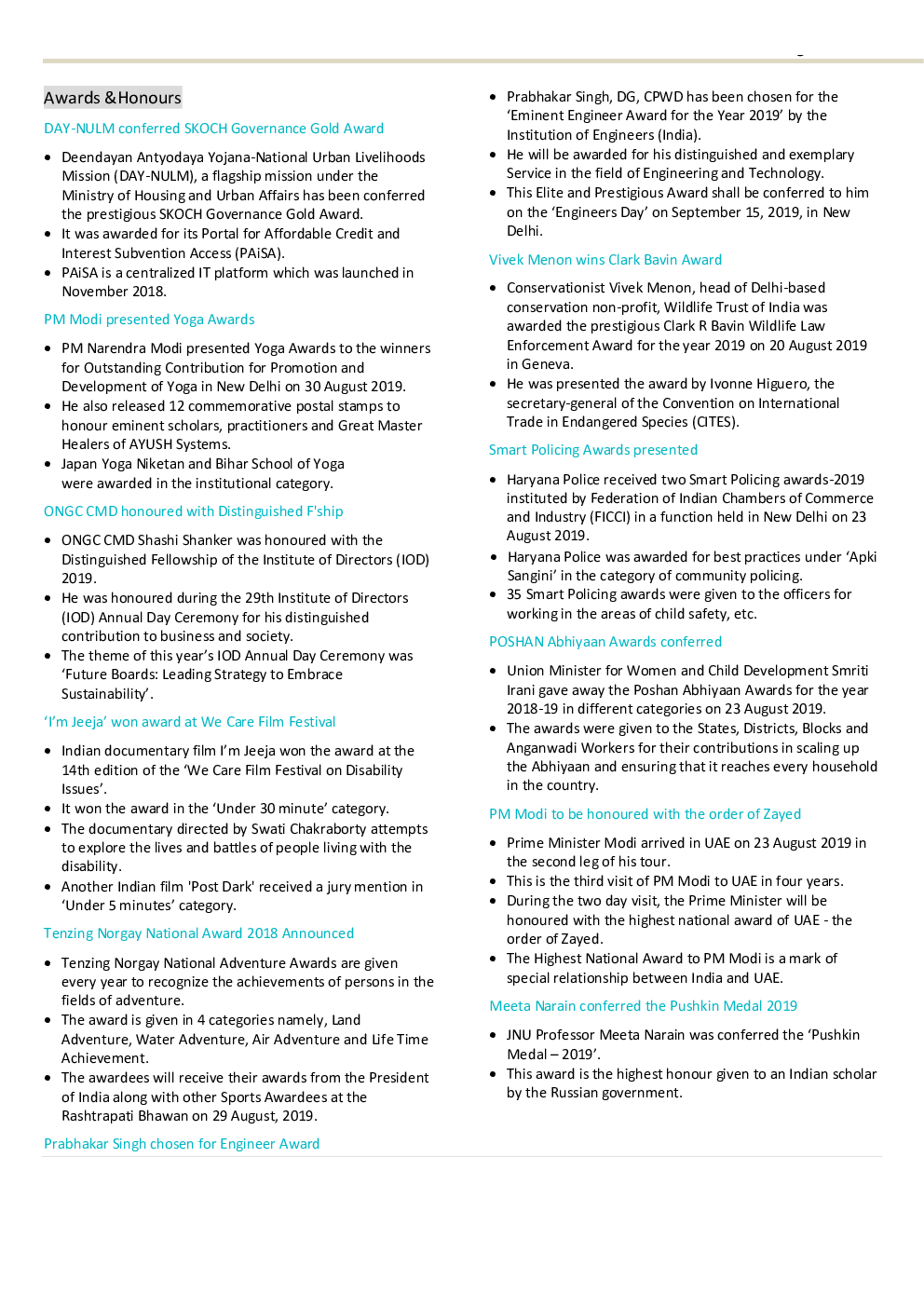 GK And Current Affairs August 2019 - Page 3