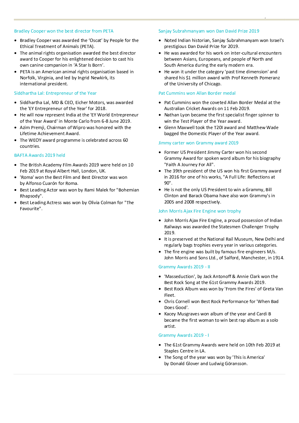 GK And Current Affairs February 2019 - Page 5