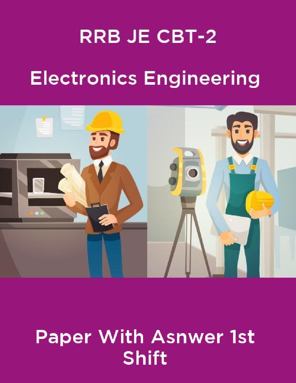 RRB JE CBT-2 Electronics Engineering Paper With Asnwer 1st Shift - Page 1