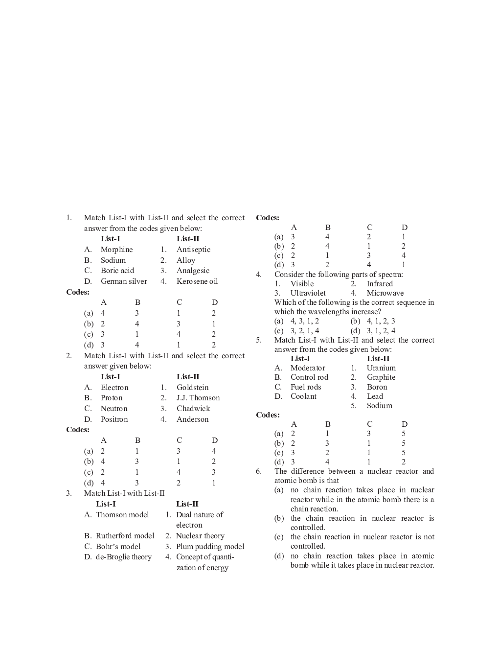 Important Chemistry Questions And Answer For Competitive Exam - Page 2