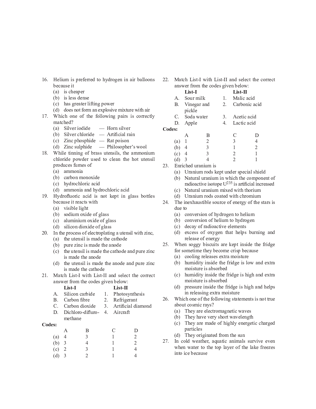 Important Chemistry Questions And Answer For Competitive Exam - Page 4