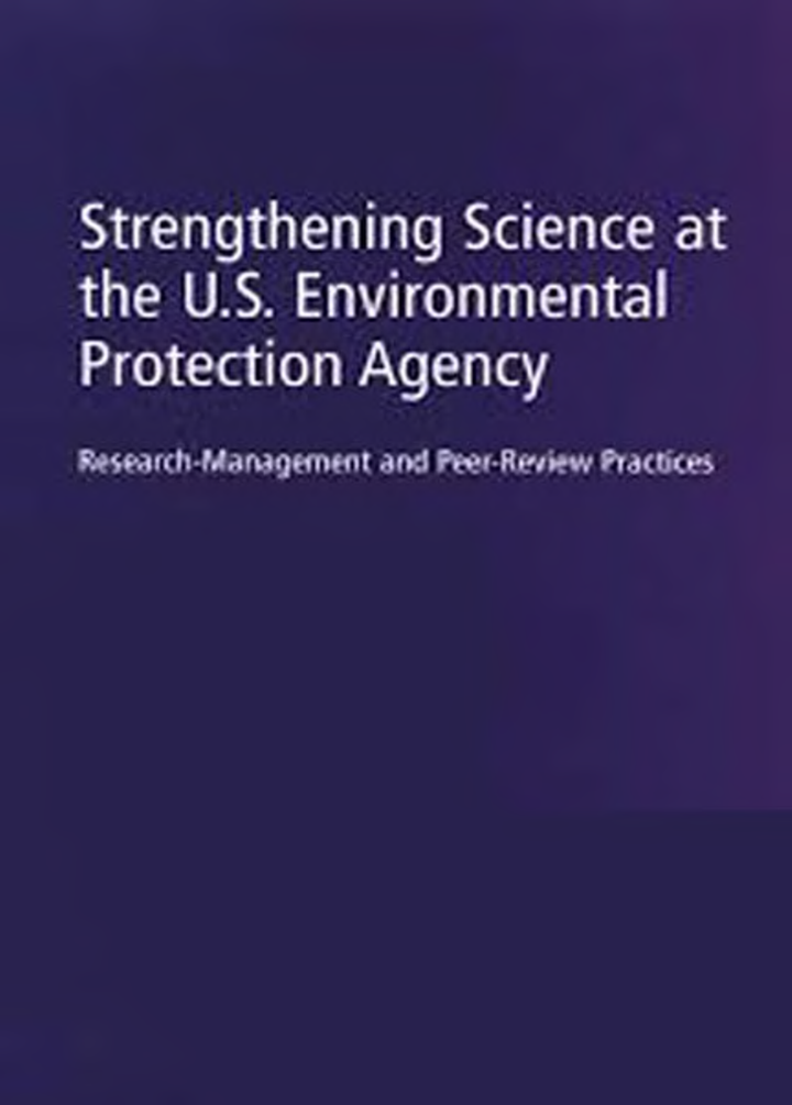 Strengthening Science at The U.S Environmental Protection Agency - Page 1