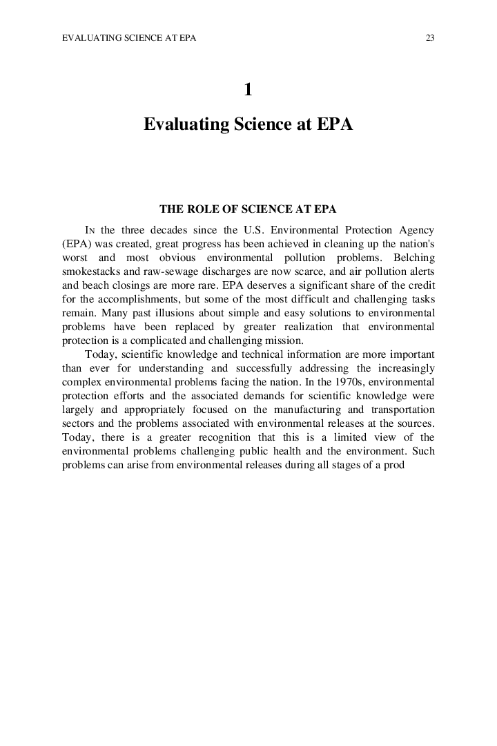 Strengthening Science at The U.S Environmental Protection Agency - Page 5