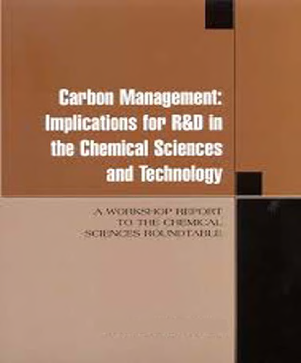 Carbon Management Implications For R&D In The Chemical Sciences And Technology - Page 1