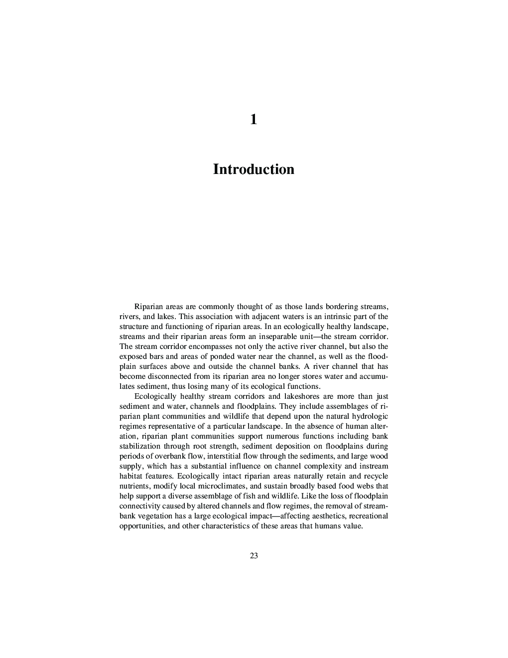 Riparian Areas Functions And Strategies For Management - Page 5