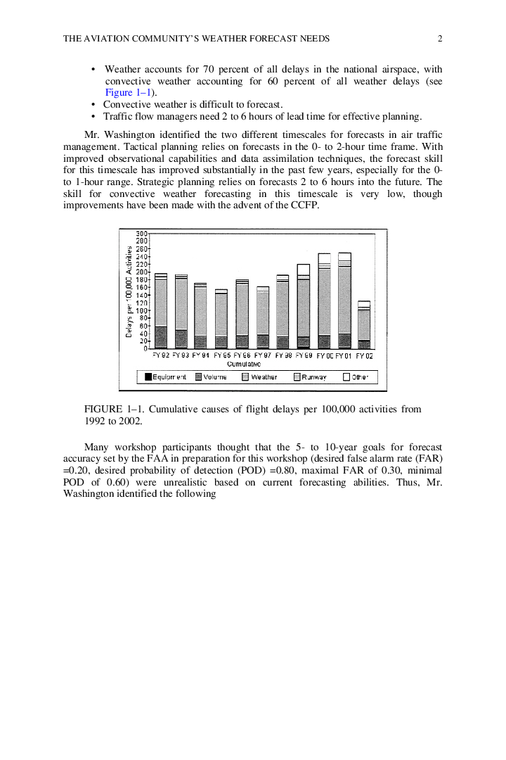 Weather Forecasting Accuracy For FAA Traffic Flow Management - Page 5