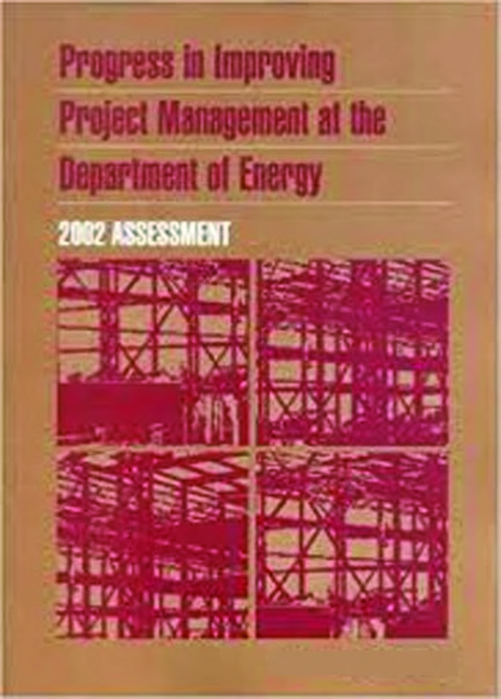 Progress In Improving Project Management At The Department Of Energy 2002 Assessment - Page 1