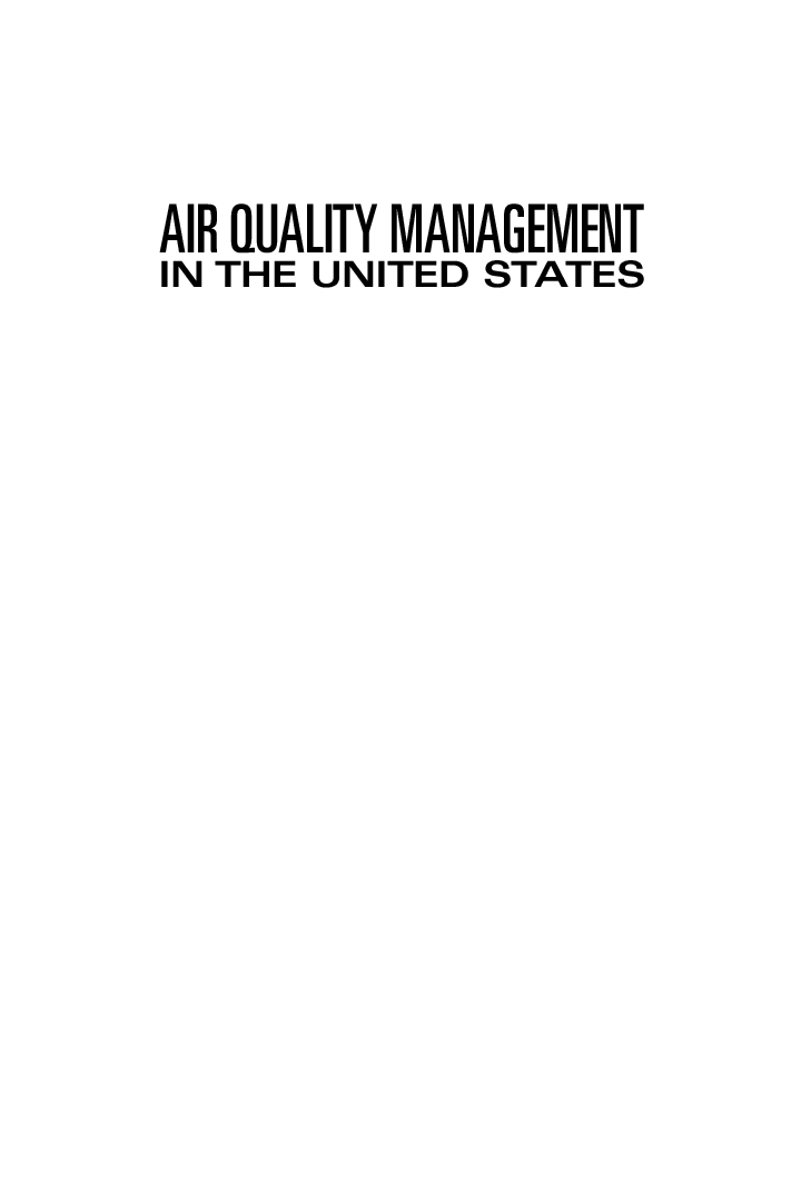Air Quality Management In The United States - Page 2