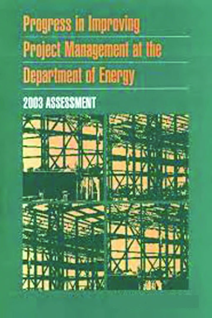 Progress In Improving Project Management At The Department Of Energy 2003 Assessment - Page 1