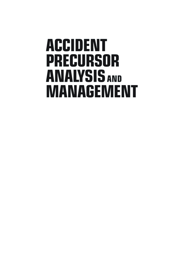 Accident Precursor Analysis And Management - Page 2