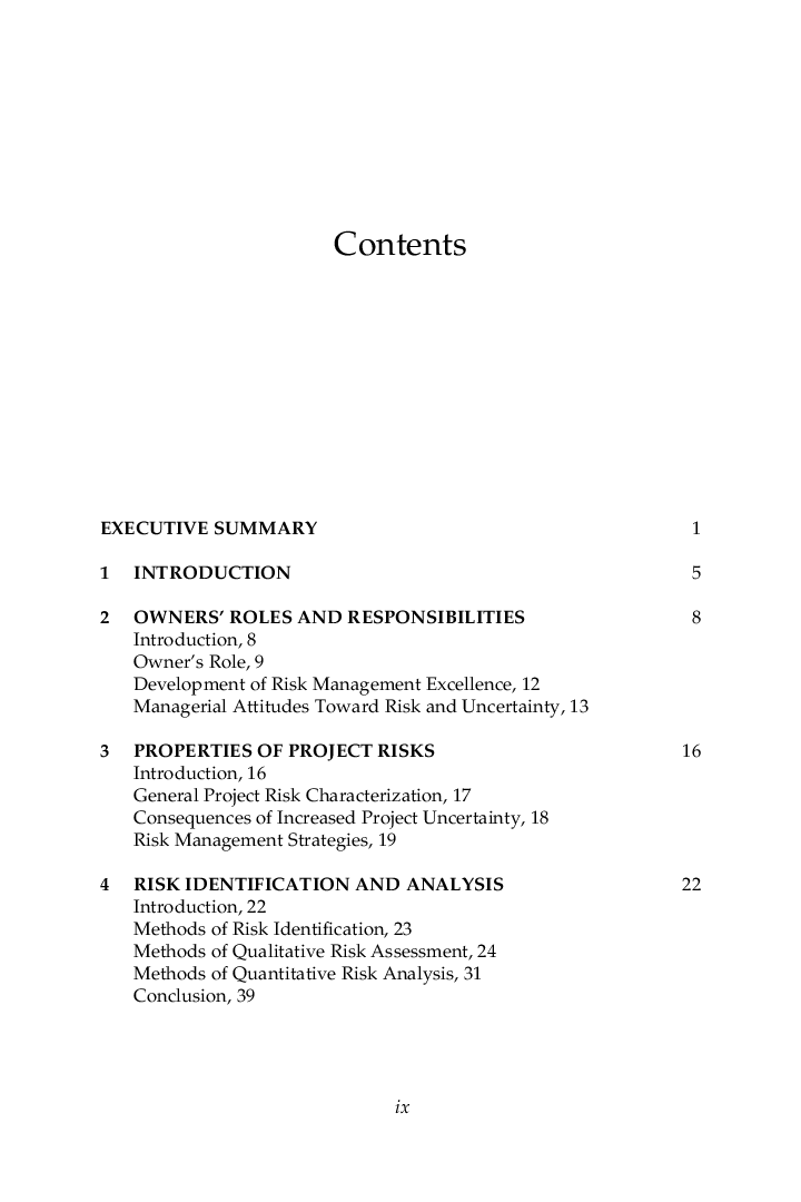 The Owner's Role In Project Risk Management - Page 3