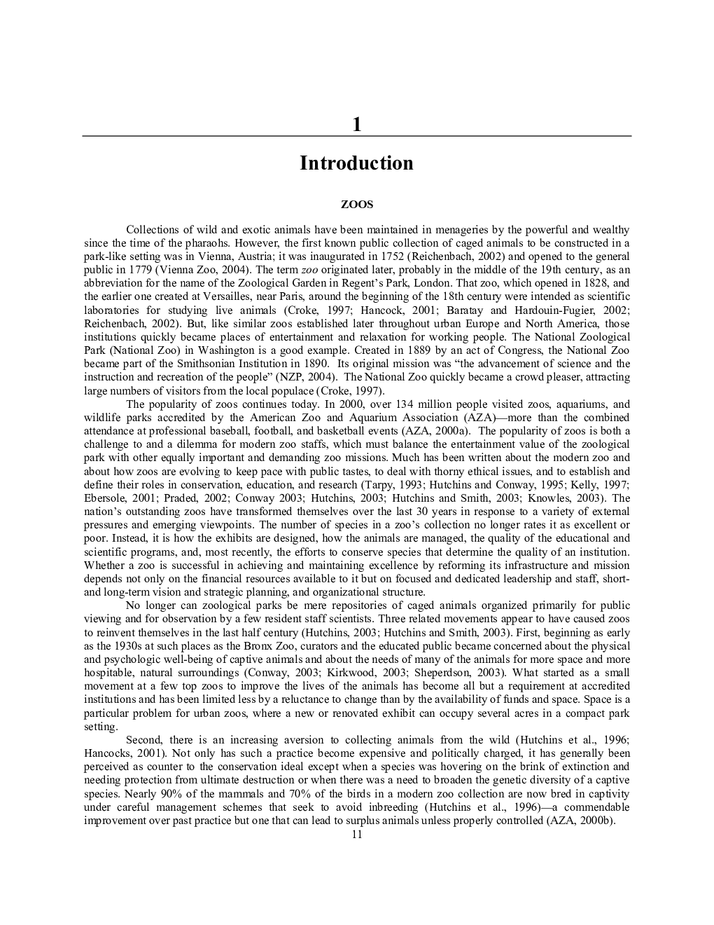 Animal Care And Management At The National Zoo Final Report - Page 5