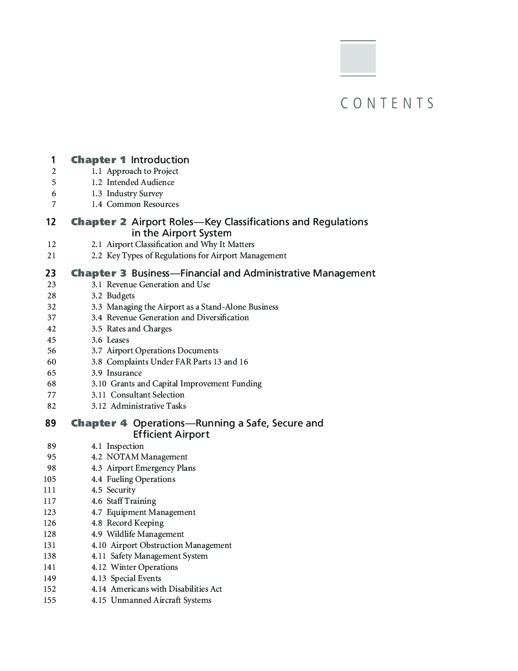 Guidebook For Managing Small Airports Second Edition - Page 3
