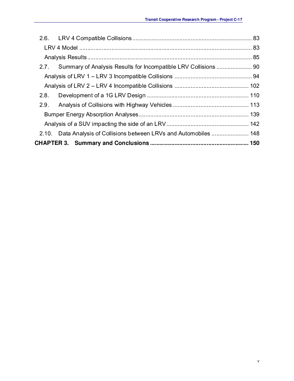 Development Of Crash Energy Management Performance Requirement For Light Rail Vehicles - Page 4