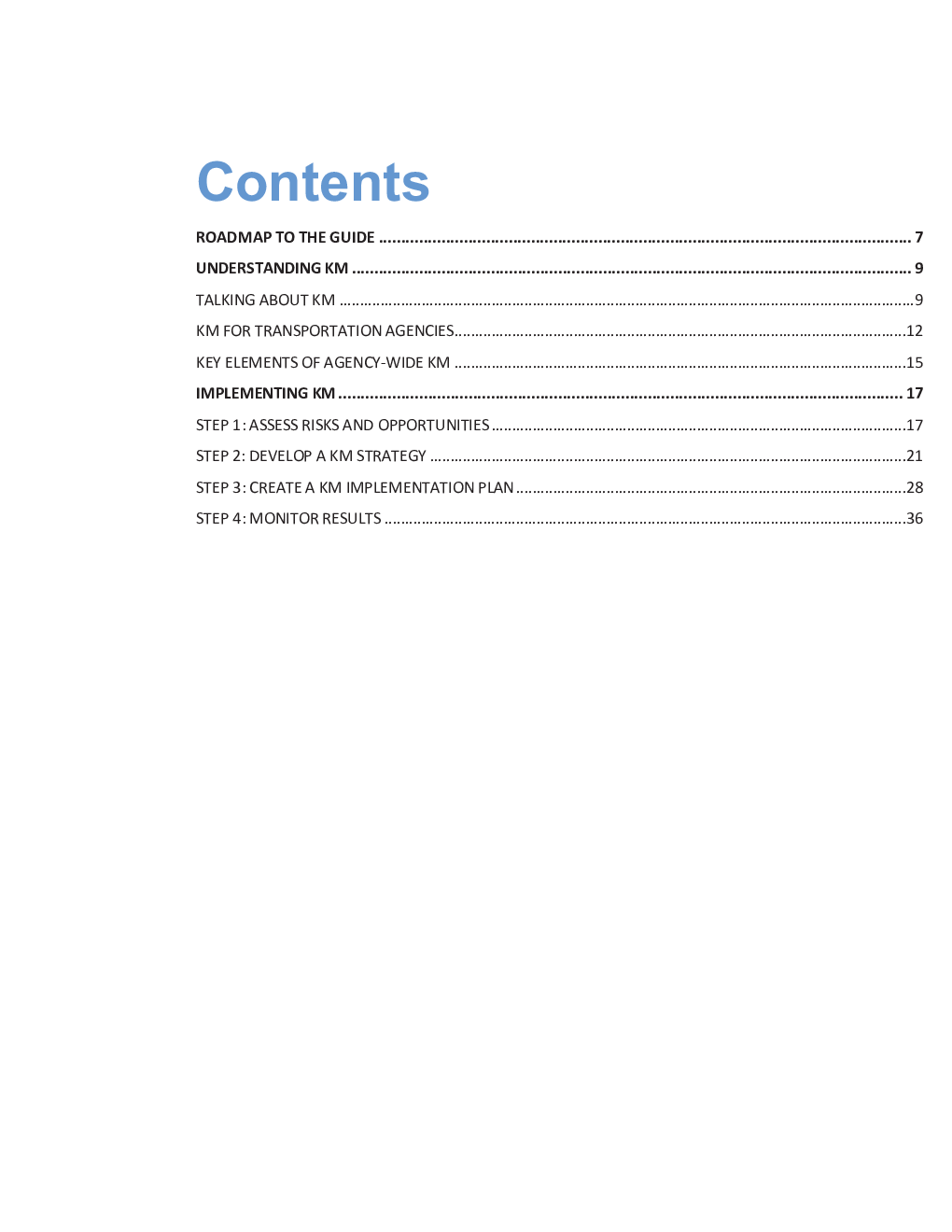 A Guide To Agency Wide Knowledge Management For State Departments Of Transportation - Page 3