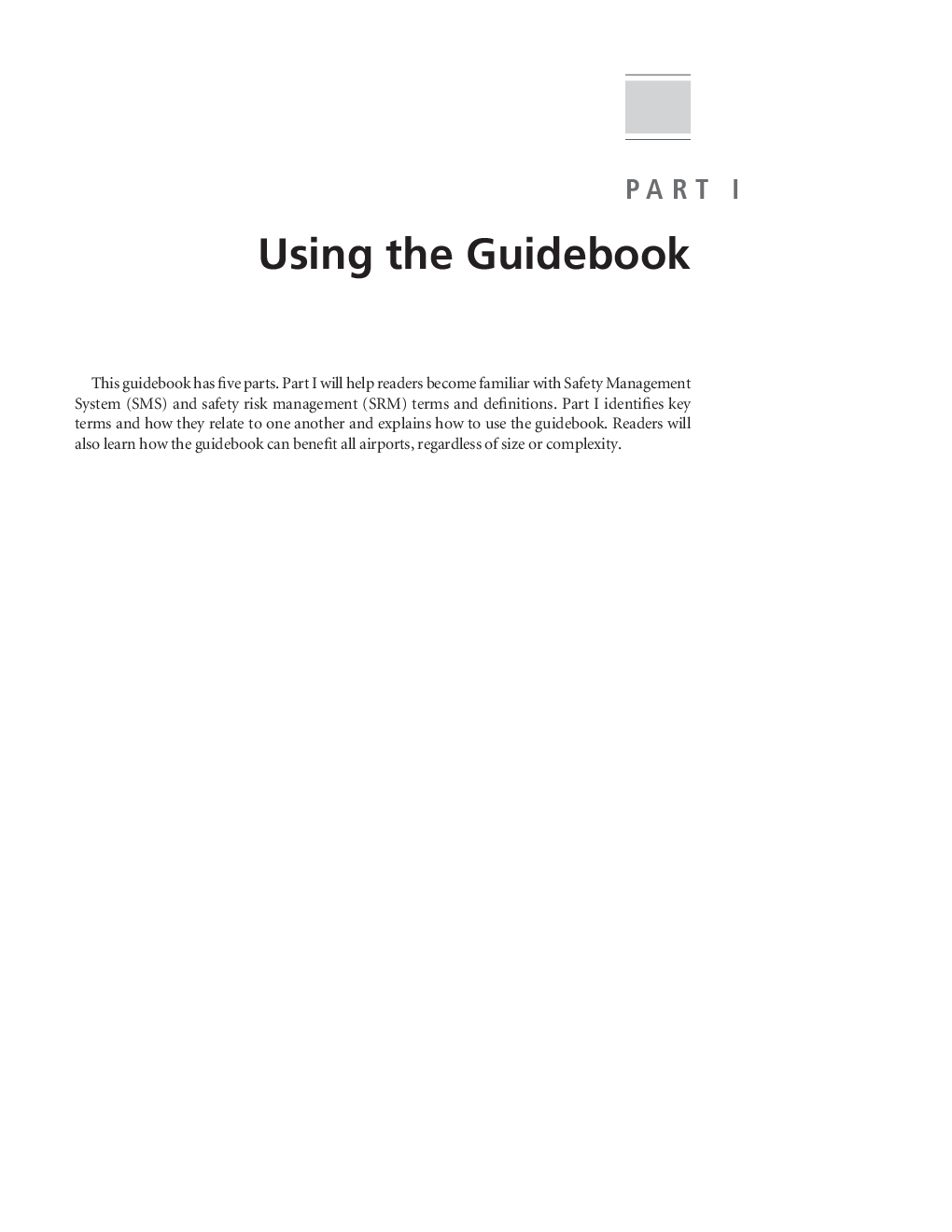 A Guidebook For Safety Risk Management For Airports - Page 5