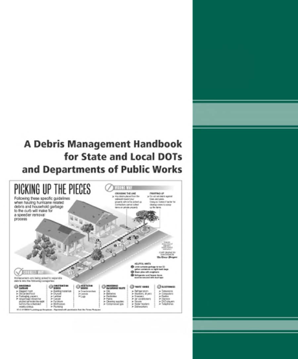 A Debris Management Handbook For State And Local DOTs And Departments Of Public Works - Page 1