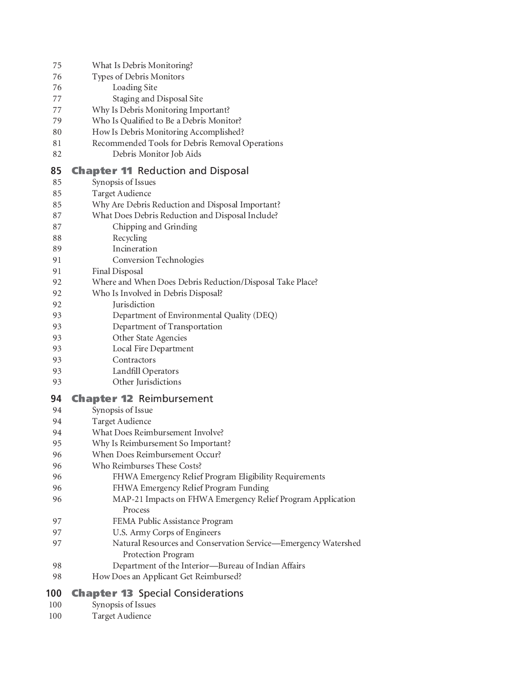 A Debris Management Handbook For State And Local DOTs And Departments Of Public Works - Page 5