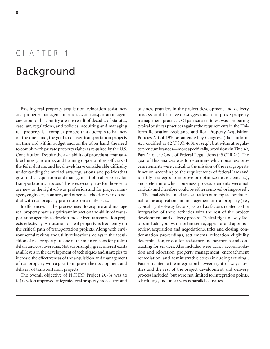 Strategies To optimize Real Property Acquisition Relocation Assistance And Property Management Practices - Page 4