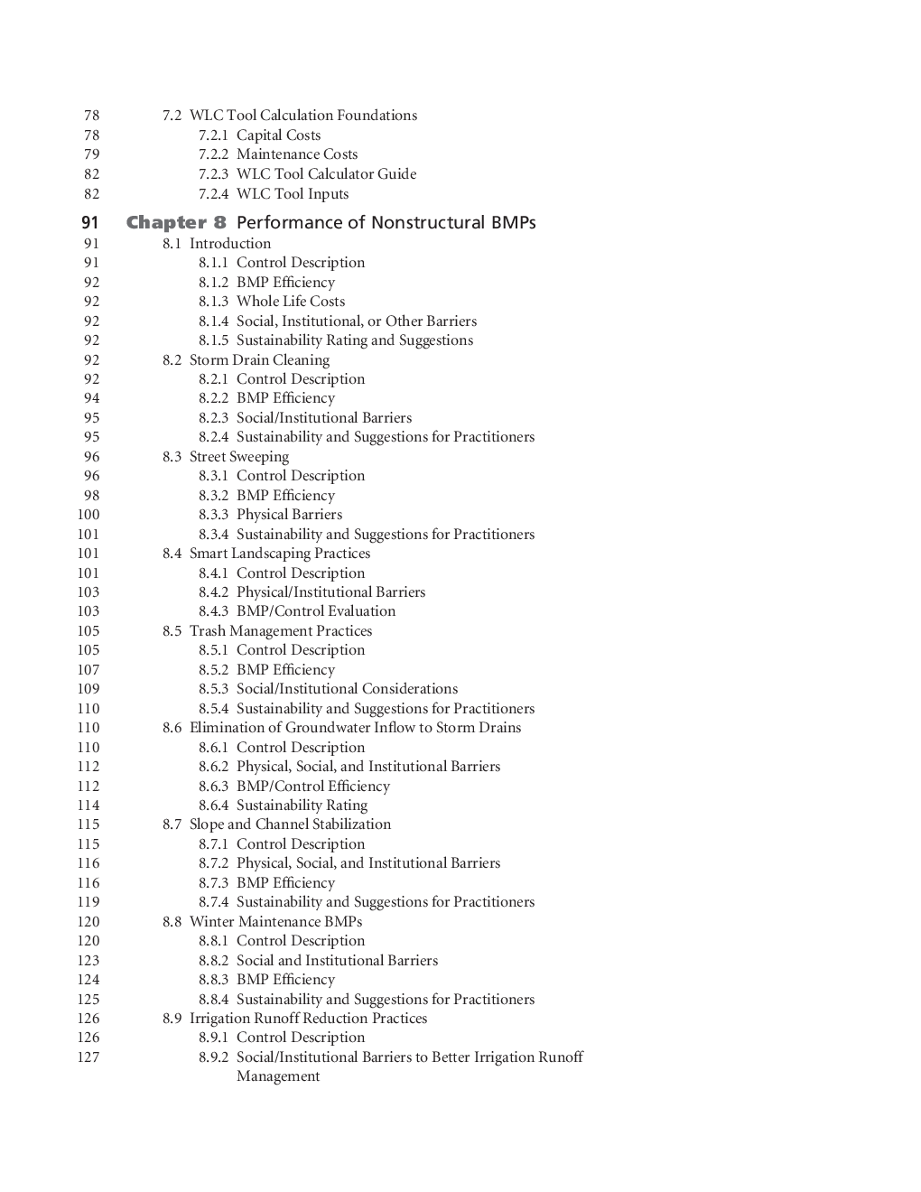 Long Term Performance And Life Cycle Costs Of Stormwater Best Management Practices - Page 5