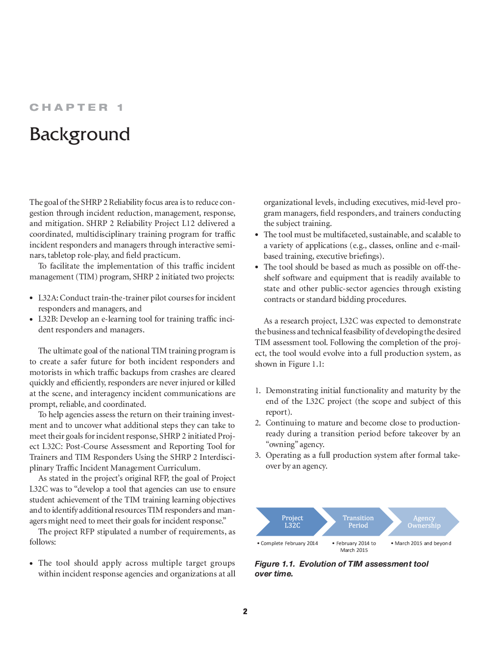 Post Course Assessment And Reporting Tool For Trainers And TIM Responders Using The SHRP 2 Interdisciplinary traffic Incident Management Curriculum - Page 4