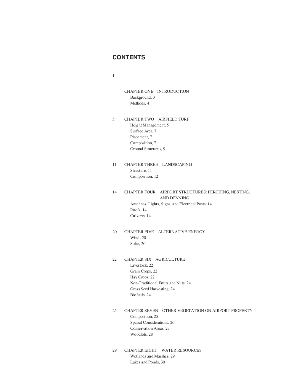 Habitat Management To Deter Wildlife At Airports - Page 3