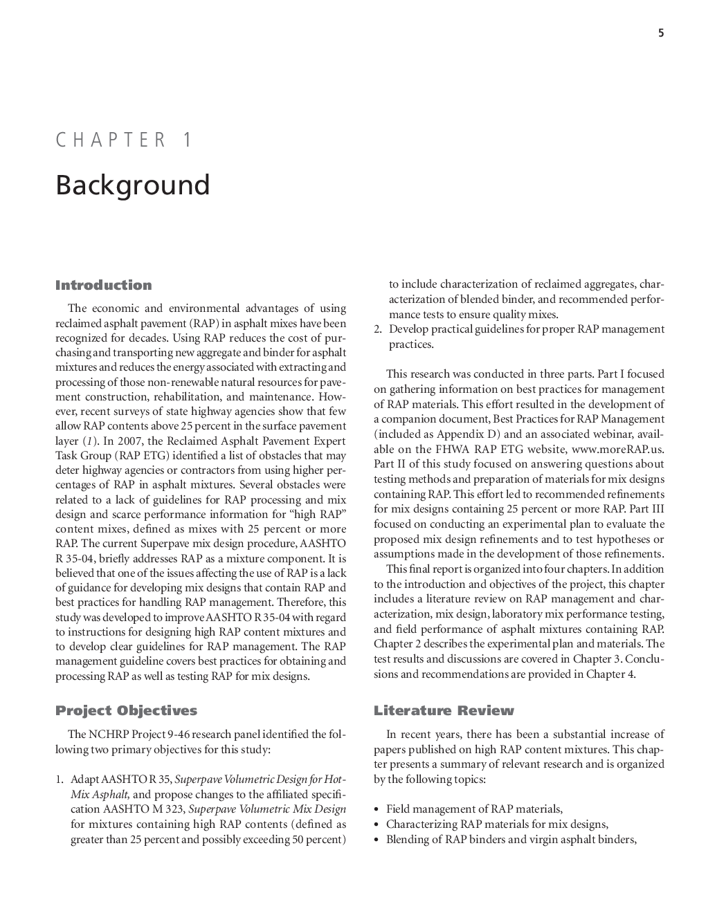 Improved Mix Design Evaluation And Materials Management Practices For Hot Mix Asphalt With High Reclaimed Asphalt Pavement Content - Page 4