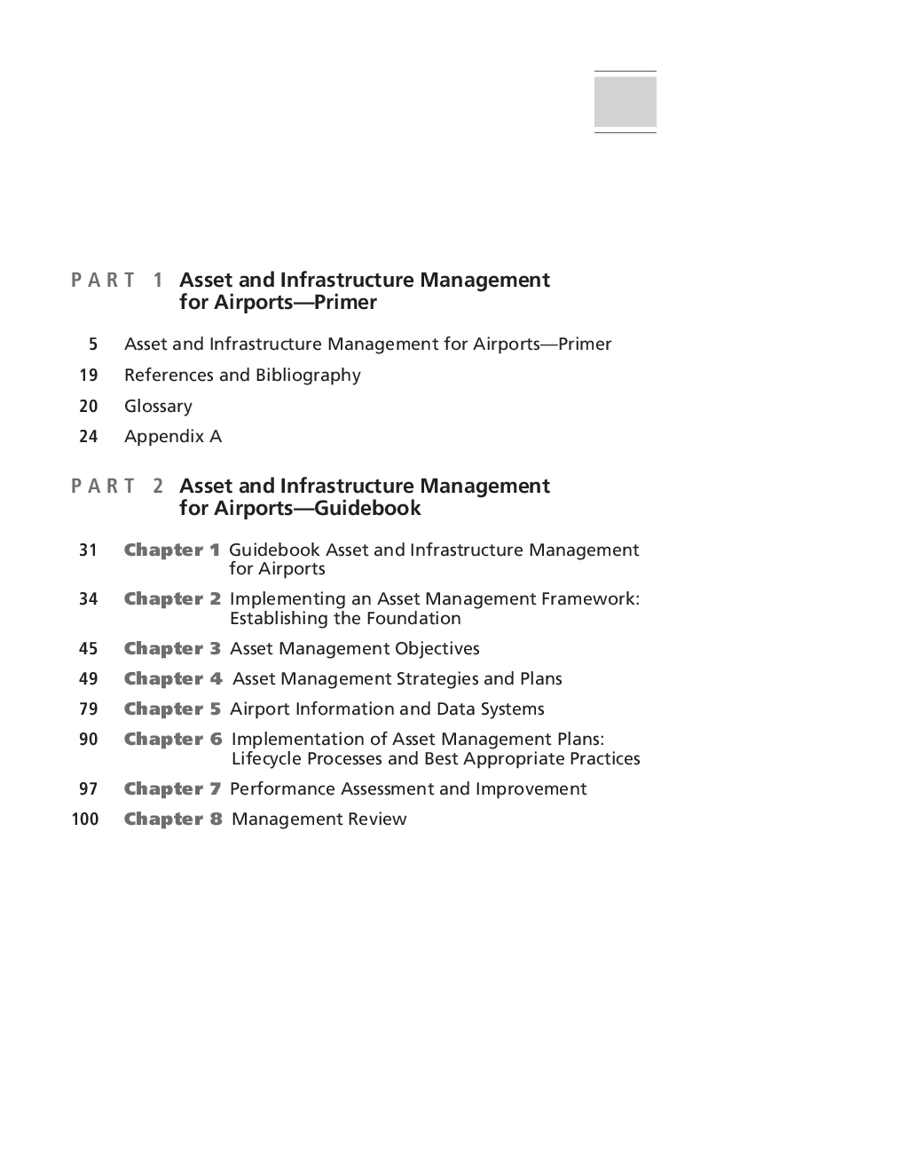 Asset And Infrastructure Management For Airports Primer And Guidebook - Page 3