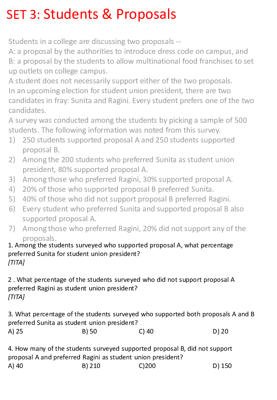 CAT Data Interpretation And Logical Reasoning Previous Year Paper With Answer Slot2 2019 - Page 5