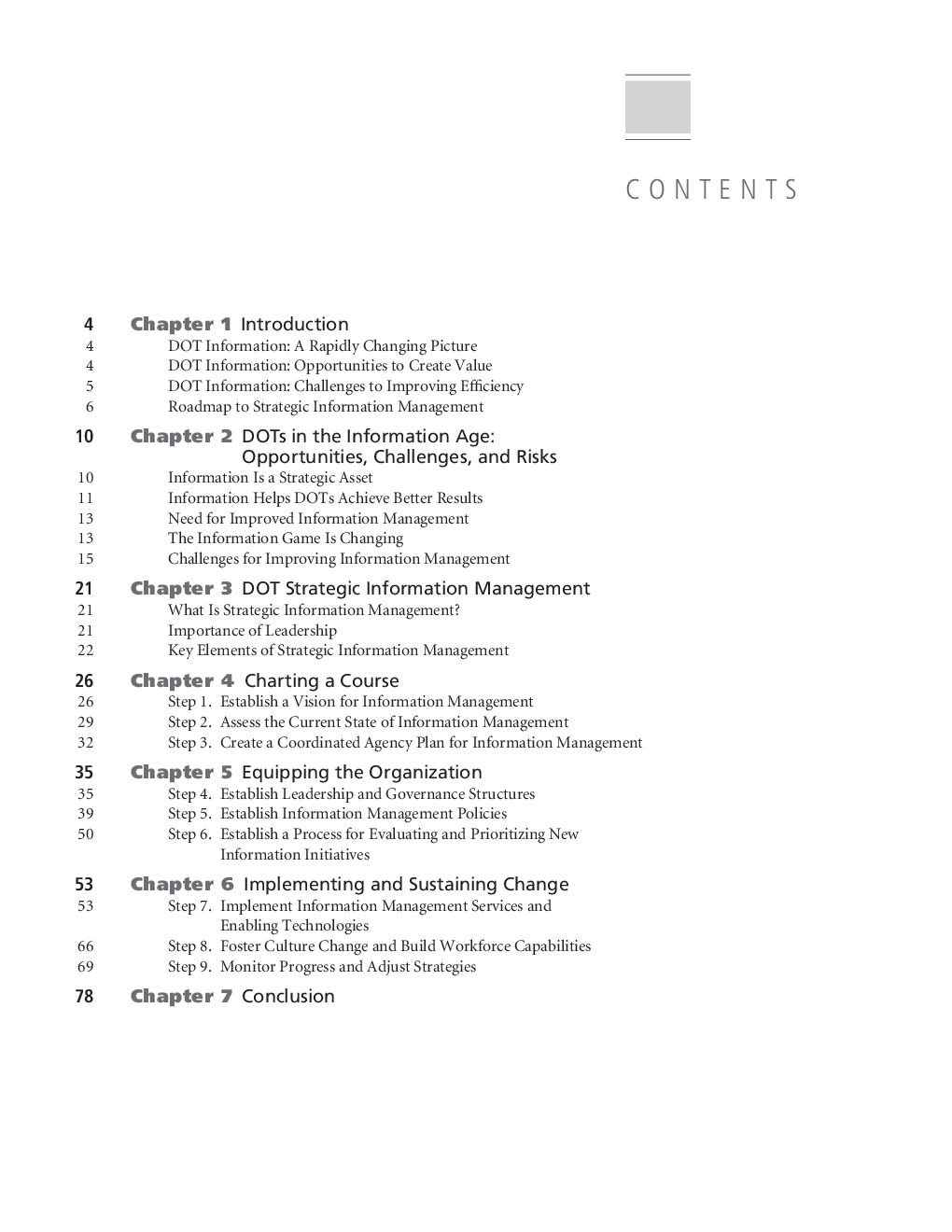 Leadership Guide For Strategic Information Management For State Departments Of Transportation - Page 3