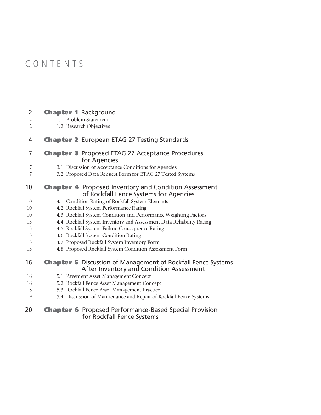 Guidelines For Certification And Management Of Flexible Rockfall Protection Systems  - Page 3