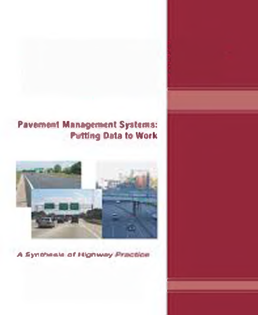 Pavement Management Systems Putting Data to Work - Page 1